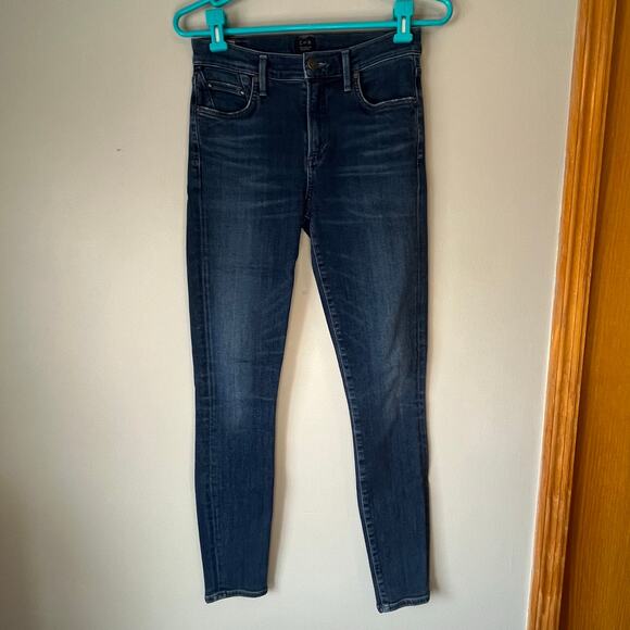 Citizens of Humanity Dark Wash Rocket High Rise Skinny Jean Size 27 - Picture 12 of 12